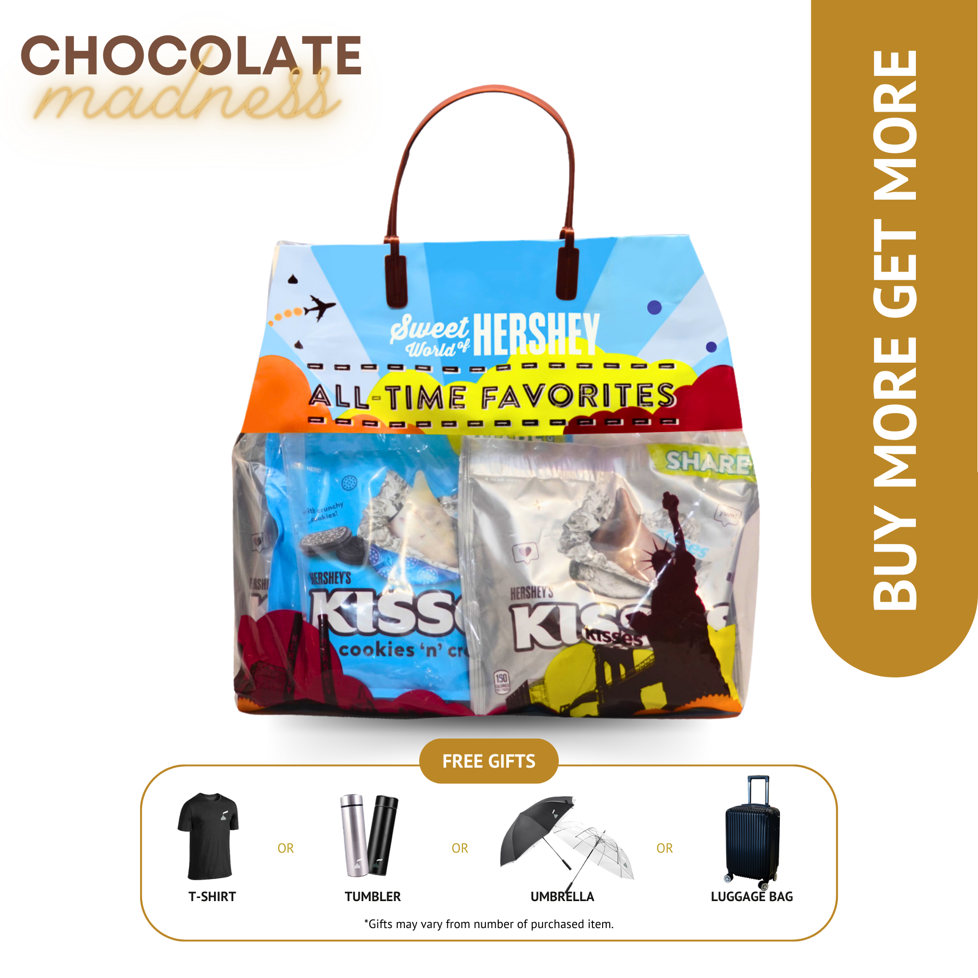 Hershey's Kisses All Time Favorites Bag (5pcs)